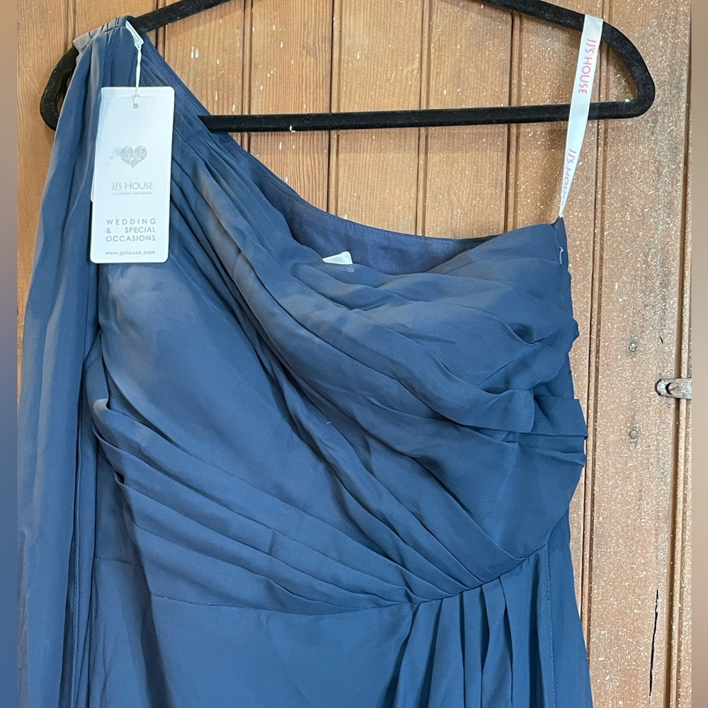 ⭐️JJs House Blue Gown, One Shoulder